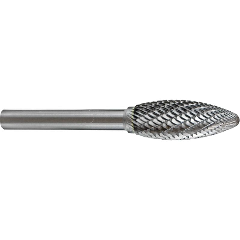 Holemaker Carbide Burr 1/2x1-1/4inx1/4in Flame Shape DC
