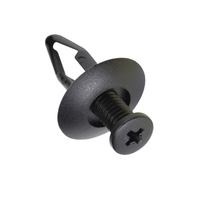 Champion Scrivet Clip Black 20mm Head x 20mm - 50pk