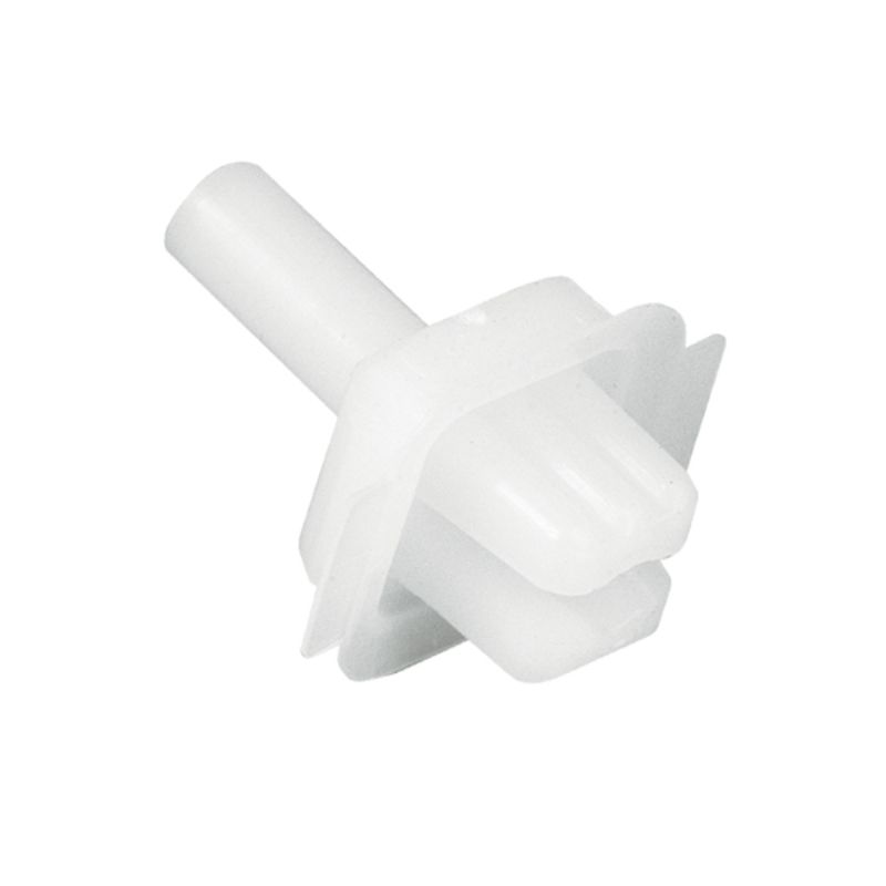 Champion Plastic Push Rivet White 9mm x 4.5mm - 50pk