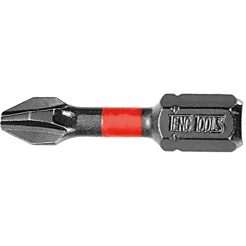 Durable Teng 1/4in GR2 Impact Screwdriver Bit 30mm for heavy-duty applications and efficient project completion.