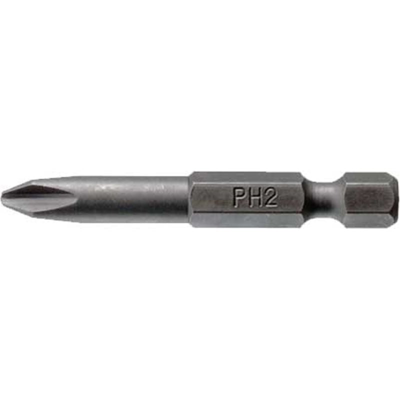 Teng 2pc 1/4in Hex PH#1 Bit x 70mm (L)