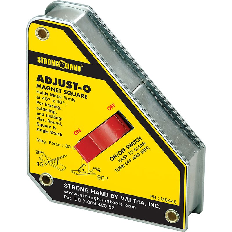 Stronghand Adjust-O Magnet Square 45/ 90deg. 35KG