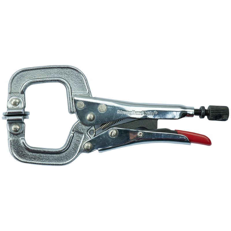 Stronghand Locking C-Clamp (OAL 165mm Swivel Pad)