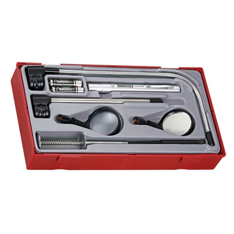 Teng 8pc Pickup insp Tool Set w/LED Torch - TC-Tray