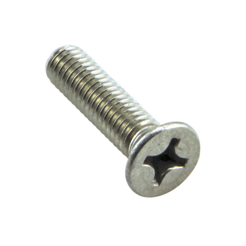 Champion M6 x 25mm Machine Screw CSK Phillips - 100pk