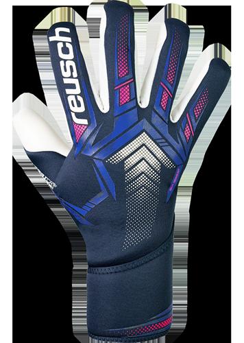 Goalkeeper Gloves Reusch Fastgrip Advance Blue/Pink/Ivory Size 11