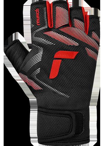 Futsal Goalkeeper Gloves Reusch Futsal Infinity Bright Red/Black Size 10