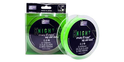 Fishing Line Asso Knight PAR Fluorescent Green 1200m 16lb 0.330mm