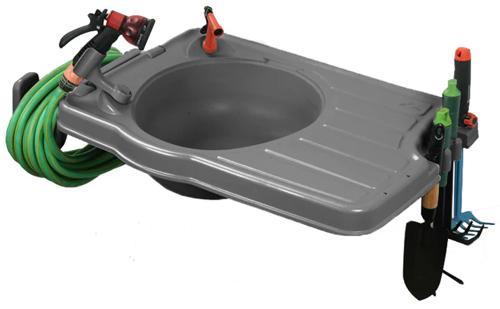 Large Outdoor Sink and Hose Hanger Maze