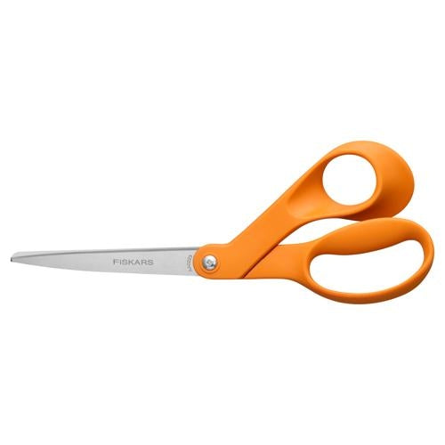 Fiskars Scissors Premier 8 inch Orange Handle Offset (New)