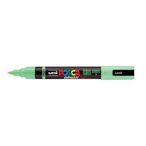Uni Posca Marker 1-4mm Medium Brush Tip Light Green PC-5BR
