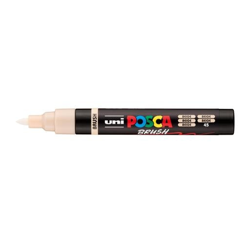 Uni Posca Marker 1-4mm Medium Brush Tip Beige PC-5BR