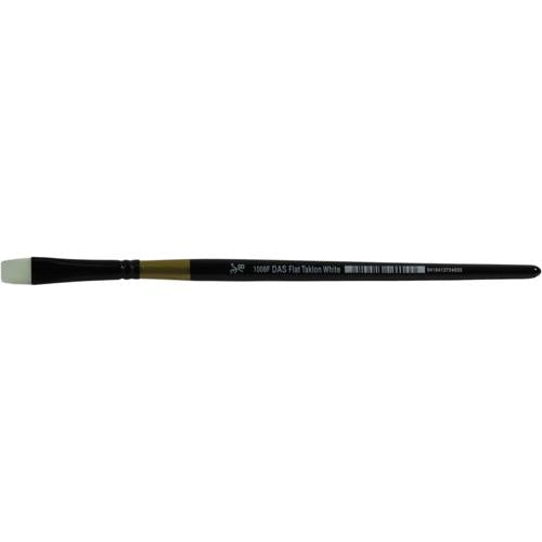 DAS S1008F Taklon Flat Short Handle Brush 3/8"