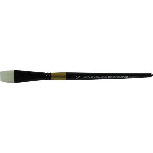 DAS S1008F Taklon Flat Short Handle Brush 5/8"