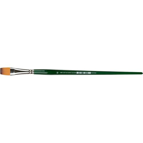 DAS S1068F Synthetic Flat Long Handle Brush #16