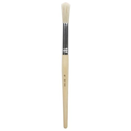 DAS 1801 Round Bristle Short Handle Brush #4