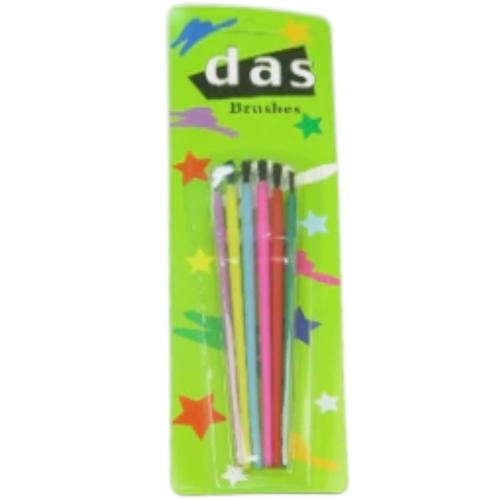 DAS 9041 Brush Set of 6 Synthetic Hair Brushes