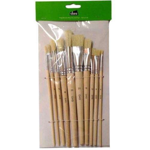 DAS Artist Paint Brush Set of 10
