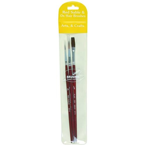 DAS 23-V Brush Set Assorted Pack of 3