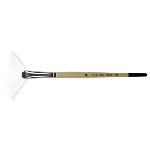 DAS S9620 White Taklon Fan Brush #6