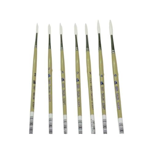 DAS S9860 White Taklon Square Wash Brush 3/4"
