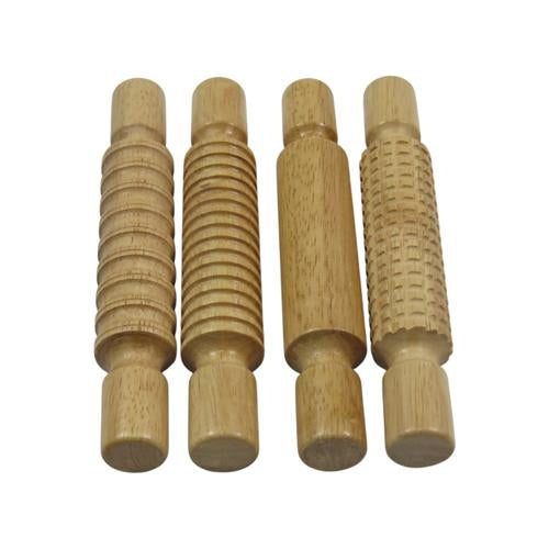 DAS Patterned Rolling Pin Set of 4