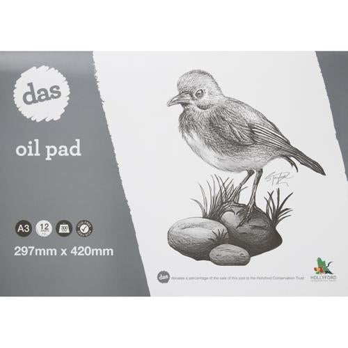 DAS Oil Pad (Kakaruai) A3 300gsm 12 Sheets