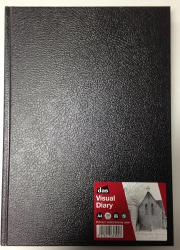 DAS Hardback Visual Diary A4 110gsm 110 Sheets