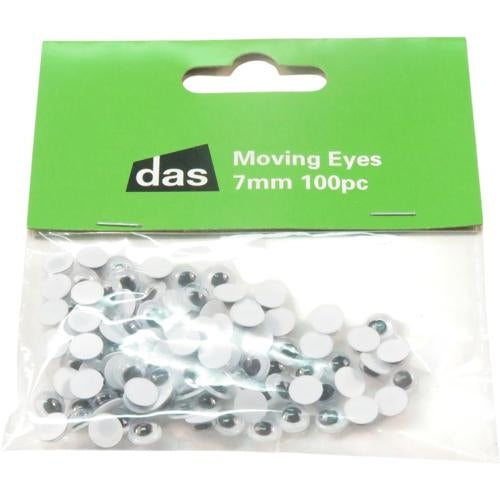 DAS Moving Eyes 7mm 100 Pieces
