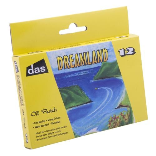 DAS Dreamland Oil Pastels Assorted Colours 12 Pack