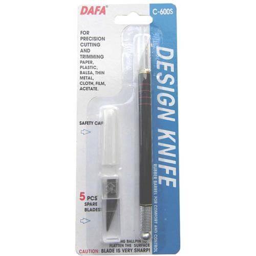 Dafa C-600S Design Knife Pen With 5 Blades & Cap