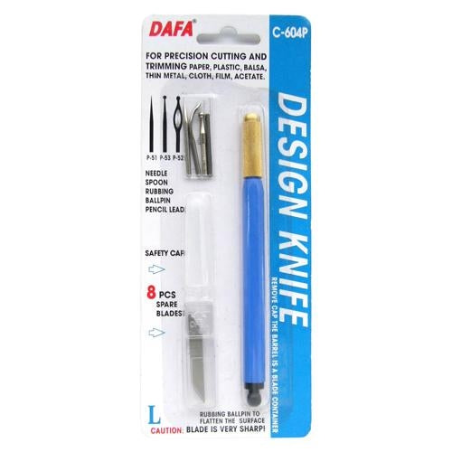Dafa C-604P Design Pen Knife With 8 Blades And 3 Nibs