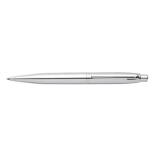 SHEAFFER VFM 9421 POLISHED CHROME BALLPOINT PEN WITH CHROME TRIM