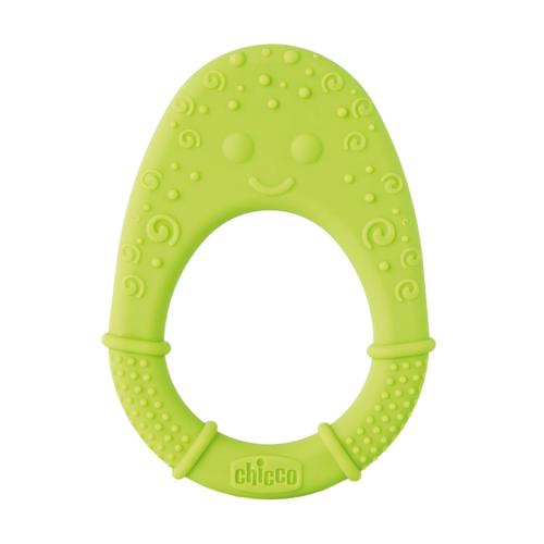 CHICCO TEETHER: ALL SOFT 2M+ LIME GREEN