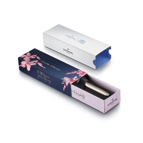 SHEAFFER EMILY IN PARIS 100 CHAMPAGNE GOLD/BOW CLIP FOUNTAIN PEN FINE NIB