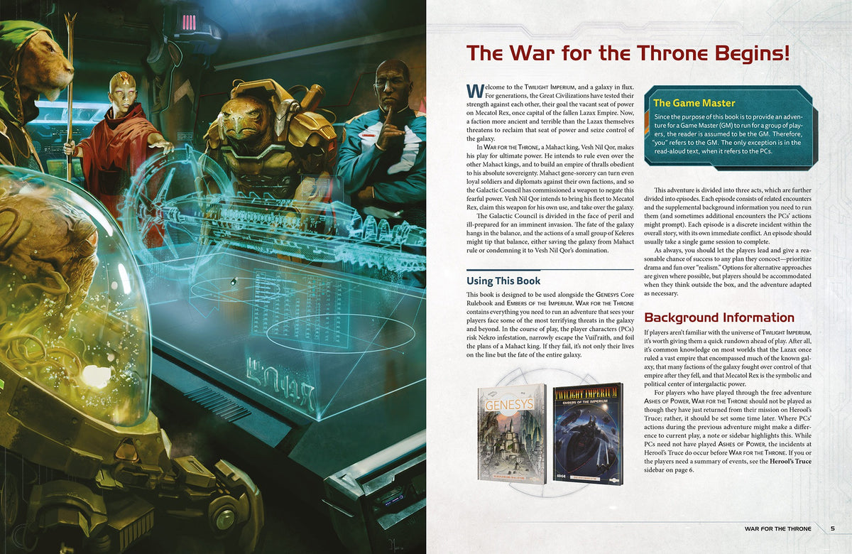 Genesys: Twilight Imperium - War for the Throne