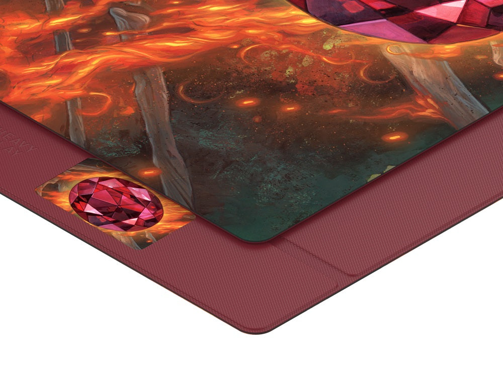 Heavy Play: ETB Playmat Art Masters: Chris Seaman - Ruby
