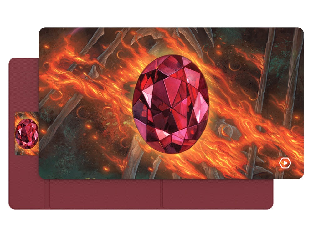 Heavy Play: ETB Playmat Art Masters: Chris Seaman - Ruby