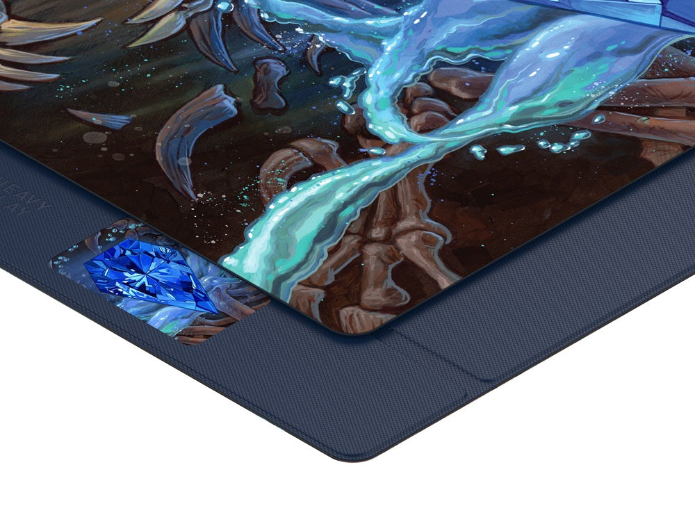 Heavy Play: ETB Playmat Art Masters: Chris Seaman - Sapphire