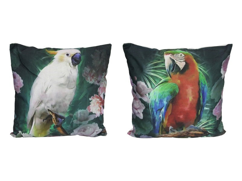 Cushion - Bird/Branch/Flower 45cm (Set of 2 Assorted)