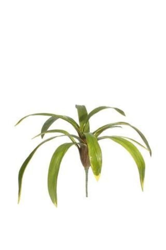 Artificial Medium Flax Toned - Green Yellow - Set of 6