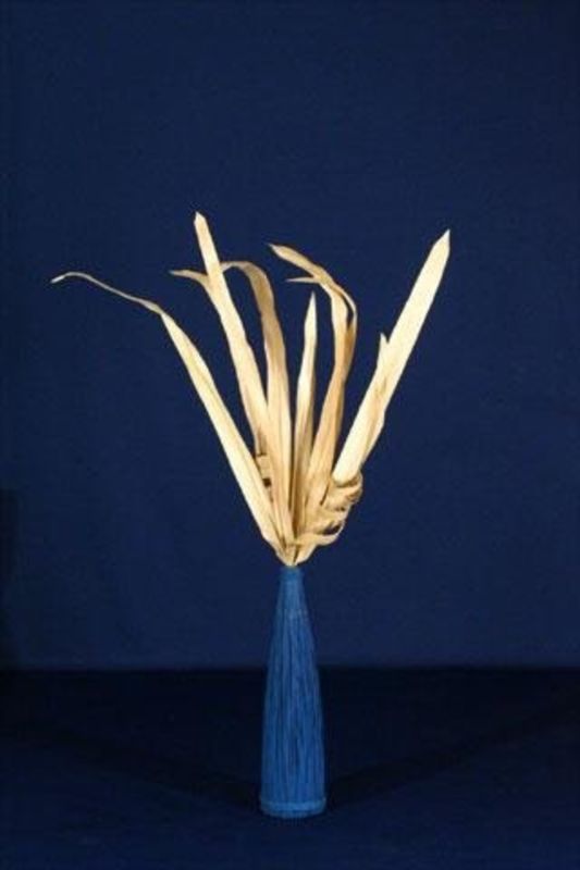 Artificial Coco Bunch CurLED Buri Leaf - Turquiose