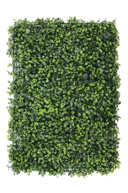 Artificial Boxwood Panel - Mid Green - Set of 4
