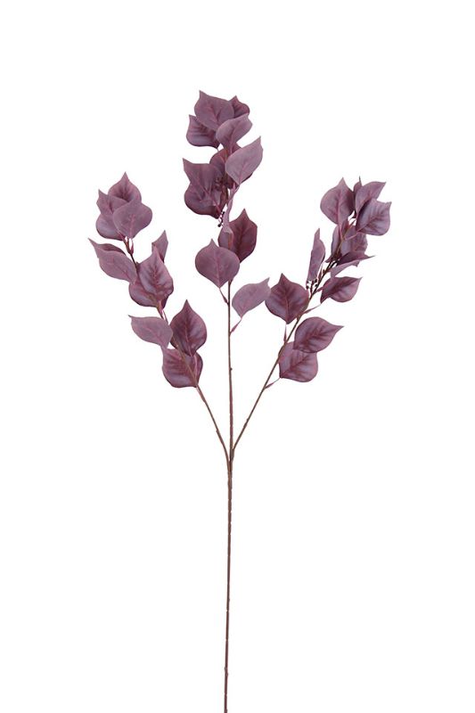 Artificial Bodhi Leaf - Burgundy - Set of 10