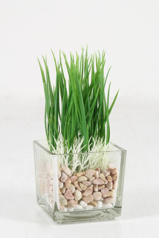 Artificial Water Grass - Mid Green - Set of 6