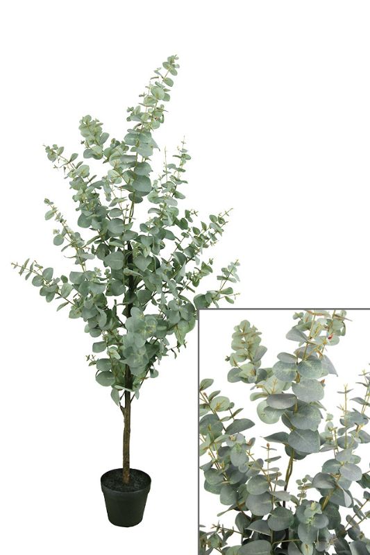 Artificial Medium Blue Gum Tree - Sage