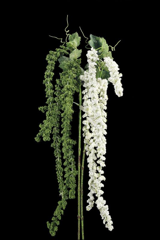 Artificial Amaranthus Trail - Ivory - Set of 3