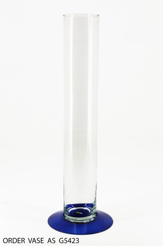 Glass - Glass Base for Vase - Emerald - Set of 12