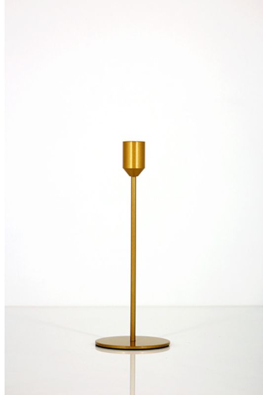 Small Slender Candle Stick - Old Gold - Set of 5