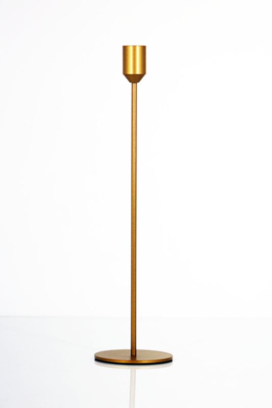 Large Slender Candle Stick - Old Gold - Set of 5